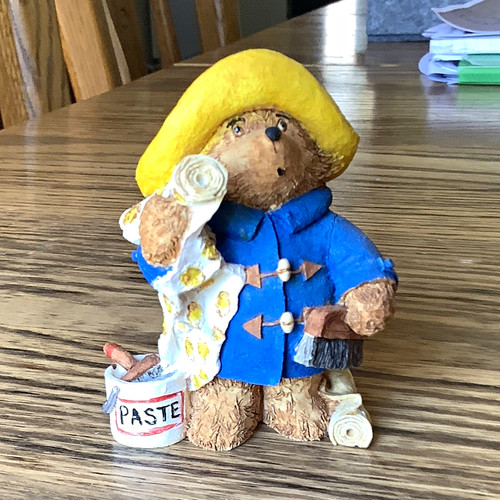 Paddington bear resin figurine - paddington,