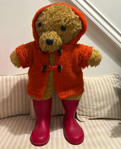 Vintage bear wellies beige - bear, in