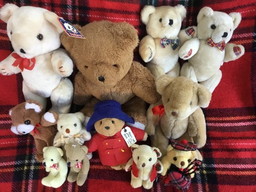 Vintage teddy bears - 12, inc