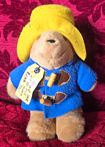 Eden paddington bear plush - paddington,