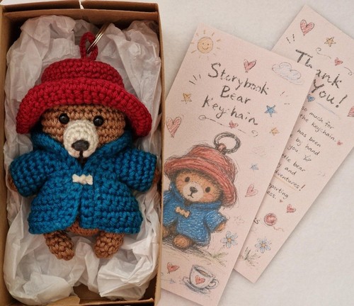 Paddington bear keychain - keychain, |